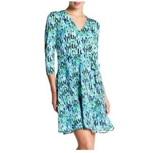 ECI Blue Wrap Dress
